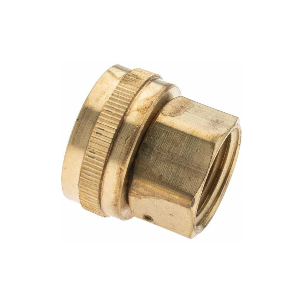 Value Collection Garden Hose Fitting: Female Hose to Female Pipe, 3/4 x 1/2", Brass - 12348