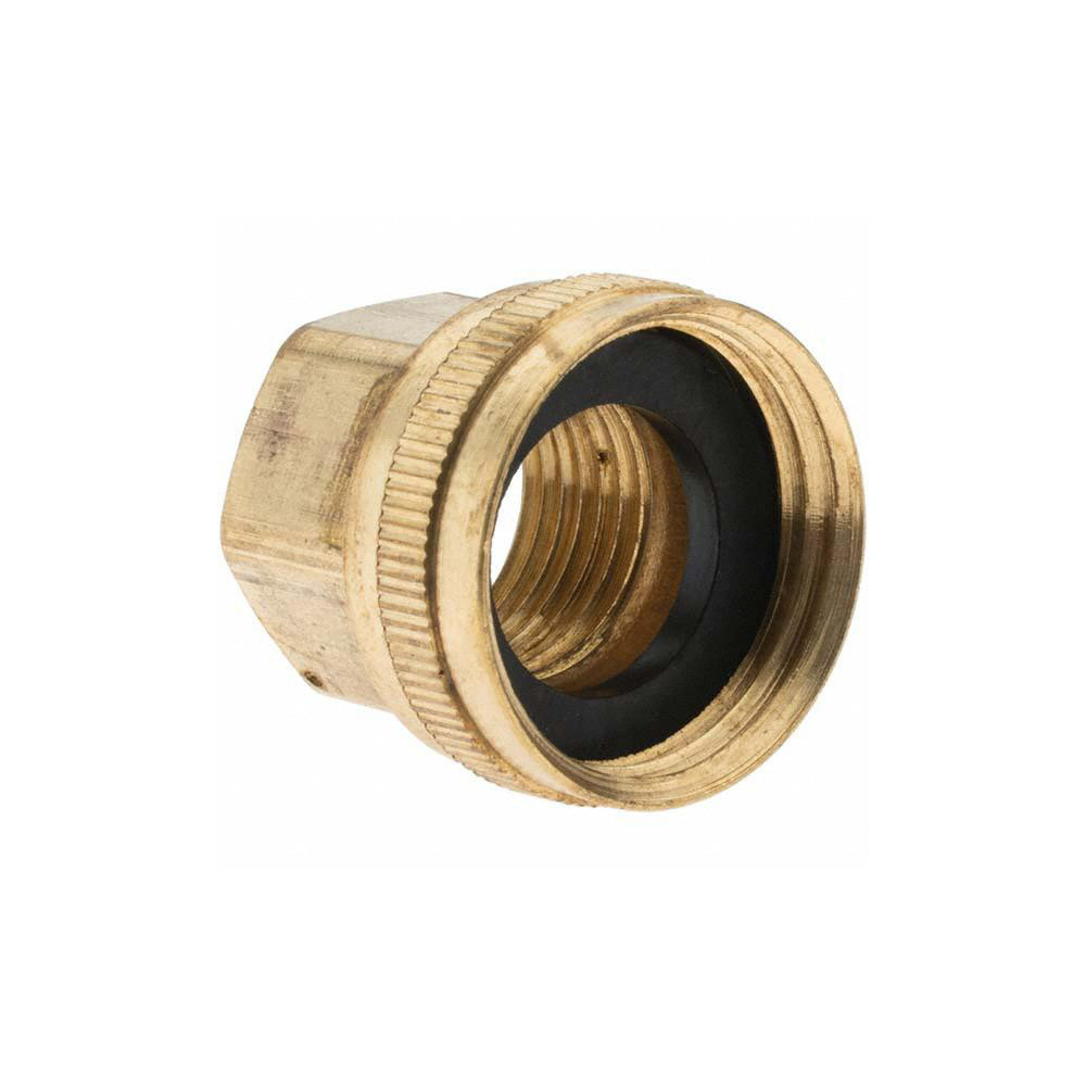 Value Collection Garden Hose Fitting: Female Hose to Female Pipe, 3/4 x 1/2", Brass - 12348