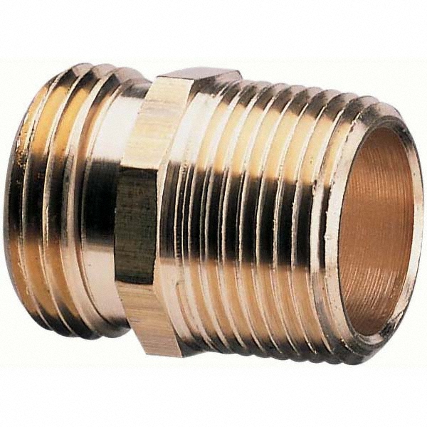 Value Collection Garden Hose Adapter: Male Hose to Female Pipe, 3/4 x 3/4", Brass - 12332