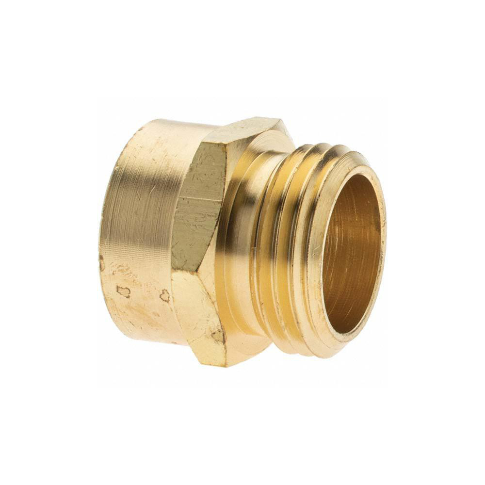 Value Collection Garden Hose Adapter: Male Hose to Female Pipe, 3/4 x 3/4", Brass - 12332