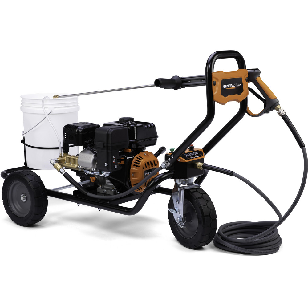 Generac Power Pressure Washer: 3,300 psi, 3 GPM, Gas, Cold Water - 8870