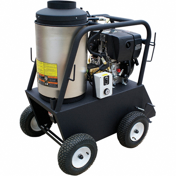 CAM Spray Pressure Washer: 4 GPM, Diesel, Hot Water - P00387-3040QD