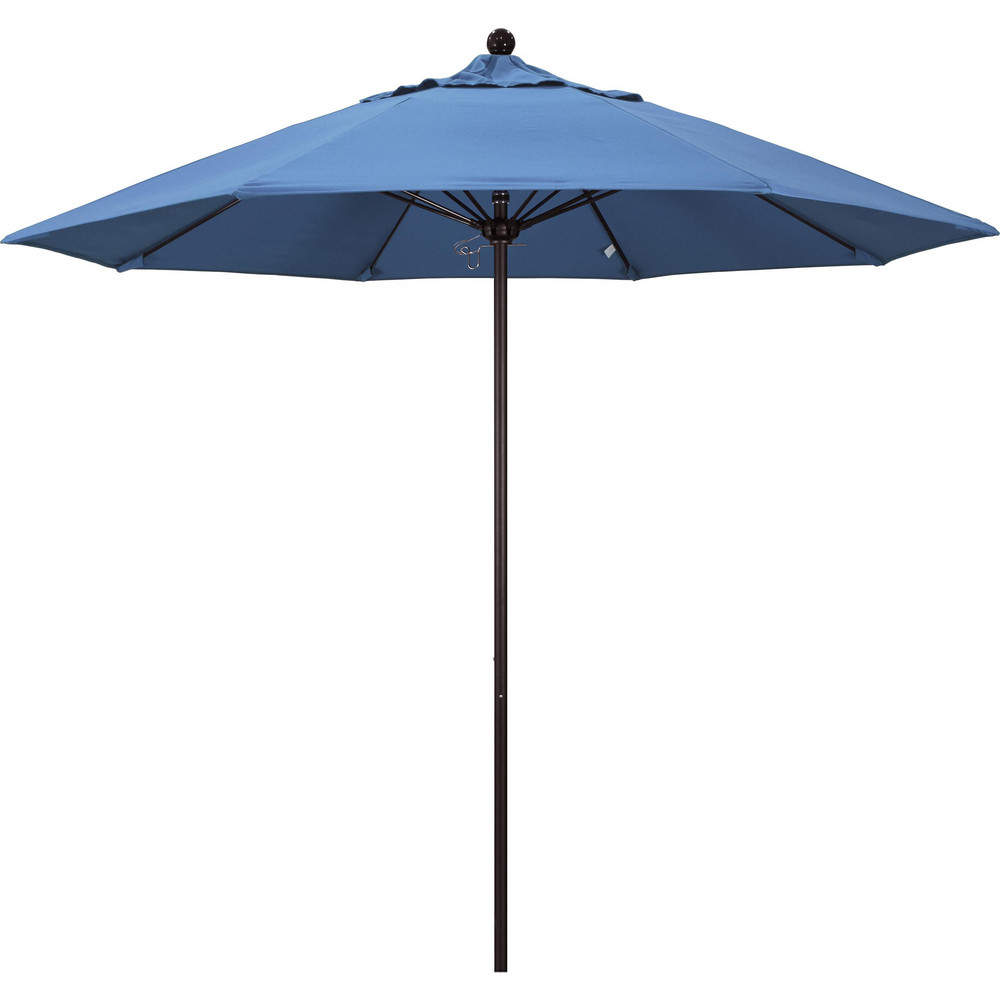 California Umbrella Patio Umbrella: 108" Dia, 8.583' High, Pacifica, Capri, Aluminum Frame - 194061627105
