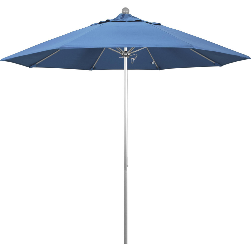 California Umbrella Patio Umbrella: 108" Dia, 8.583' High, Pacifica, Capri, Aluminum Frame - 194061627105