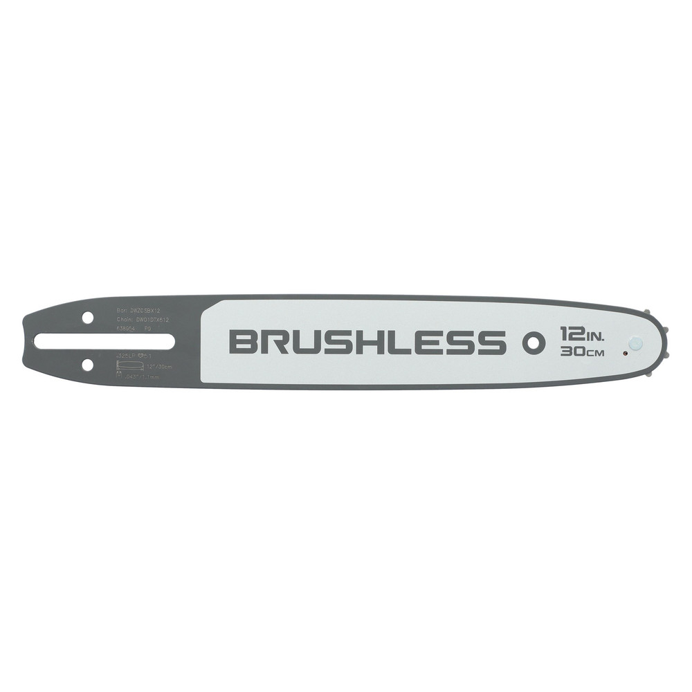 DeWALT Outdoor Power Equipment Accessories: Accessory Type: Replacement Chainsaw Bar; For Use With: DCCS674X2 and DWO1DTX612 - DWZCSBX12