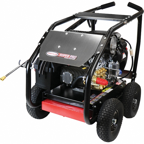 Simpson Pressure Washer: 5,000 psi, 5 GPM, Gas, Cold & Hot Water - 60243