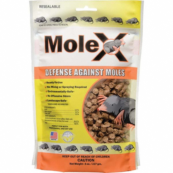 EcoClear Products Animal Repellents & Baits: Product Type: Bait; Targeted Pest: Moles; Container Size: 8.00 oz - 620204-6D