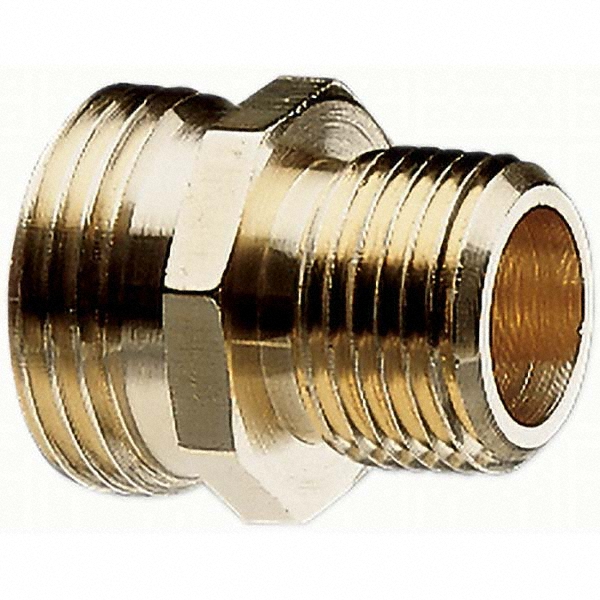 Value Collection Garden Hose Adapter: Hose Barb, 3/4 x 1/2", Brass - 12322