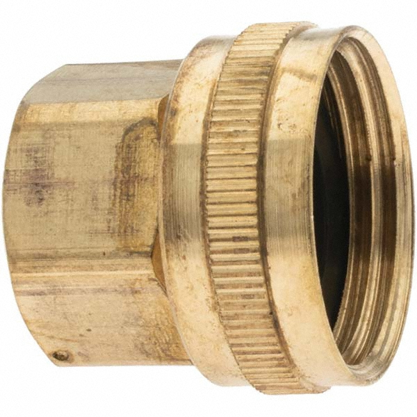 Value Collection Garden Hose Adapter: Hose Barb, 3/4 x 1/2", Brass - 12322