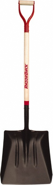 SEYMOUR-MIDWEST Scooping Shovel: Steel, Square, 13.5" Blade Length - 49013