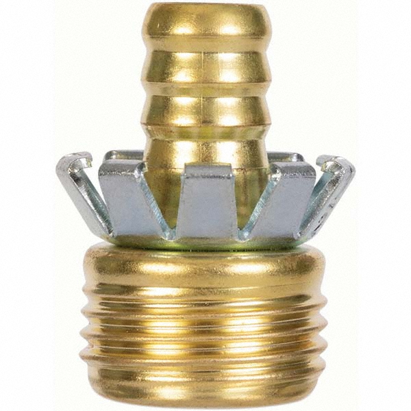 Green Leaf Garden Hose Coupler: 0.5" Hose, Female Hose to Female Hose & Female Hose to Female Pipe, FPT, Nylon - J 3412