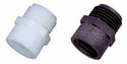 Green Leaf Garden Hose Coupler: 0.5" Hose, Female Hose to Female Hose & Female Hose to Female Pipe, FPT, Nylon - J 3412