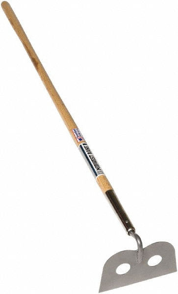 PRO-SOURCE Garden Hoe: 4-1/8" High, 6-1/4" Wide, Square, Steel - PS-GT008-4L