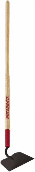 PRO-SOURCE Garden Hoe: 4-1/8" High, 6-1/4" Wide, Square, Steel - PS-GT008-4L