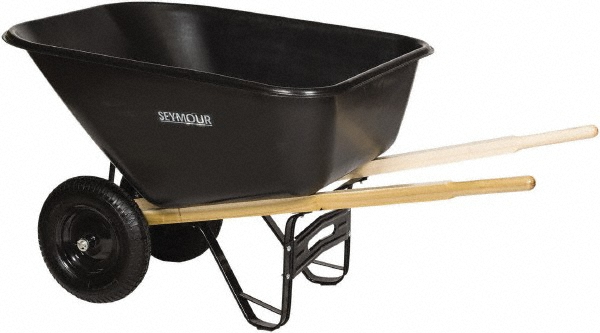 SEYMOUR-MIDWEST 6 Cu Ft Capacity Wheelbarrow with 8" Pneumatic Wheel - 85740