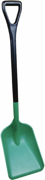 Vikan Safety Shovel w/ Short Handle, 10.4" Blade, Green - 6898SS