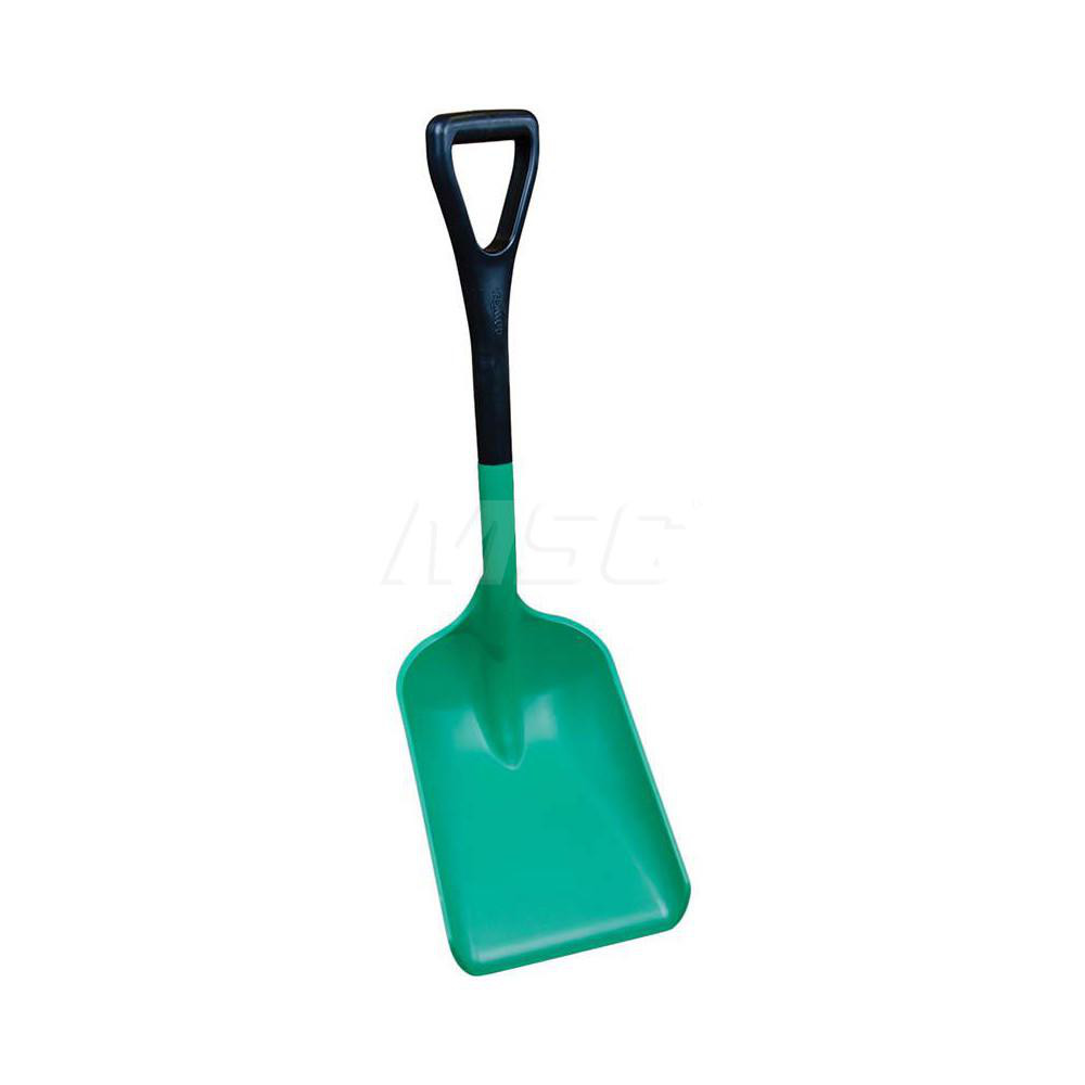 Vikan Safety Shovel w/ Short Handle, 10.4" Blade, Green - 6898SS