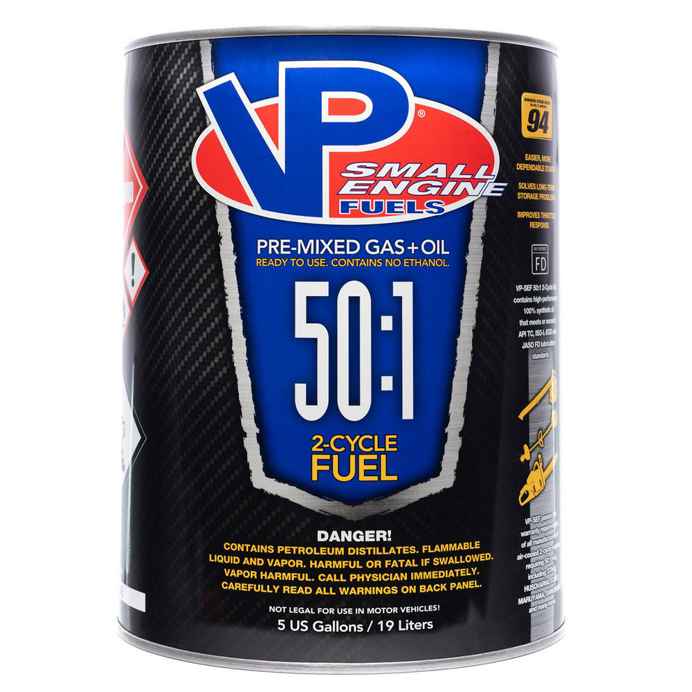 VP Racing Fuels Outdoor Power Equipment Fuel: Premixed 50:1, 2 Cycle, No, 94 - 6231