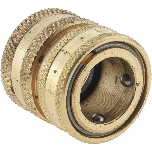 ANDERSON METALS Female Garden Hose x Comp: 0.25" & 0.75" Hose, Female Hose to Comp OD, Brass - 757422-1204