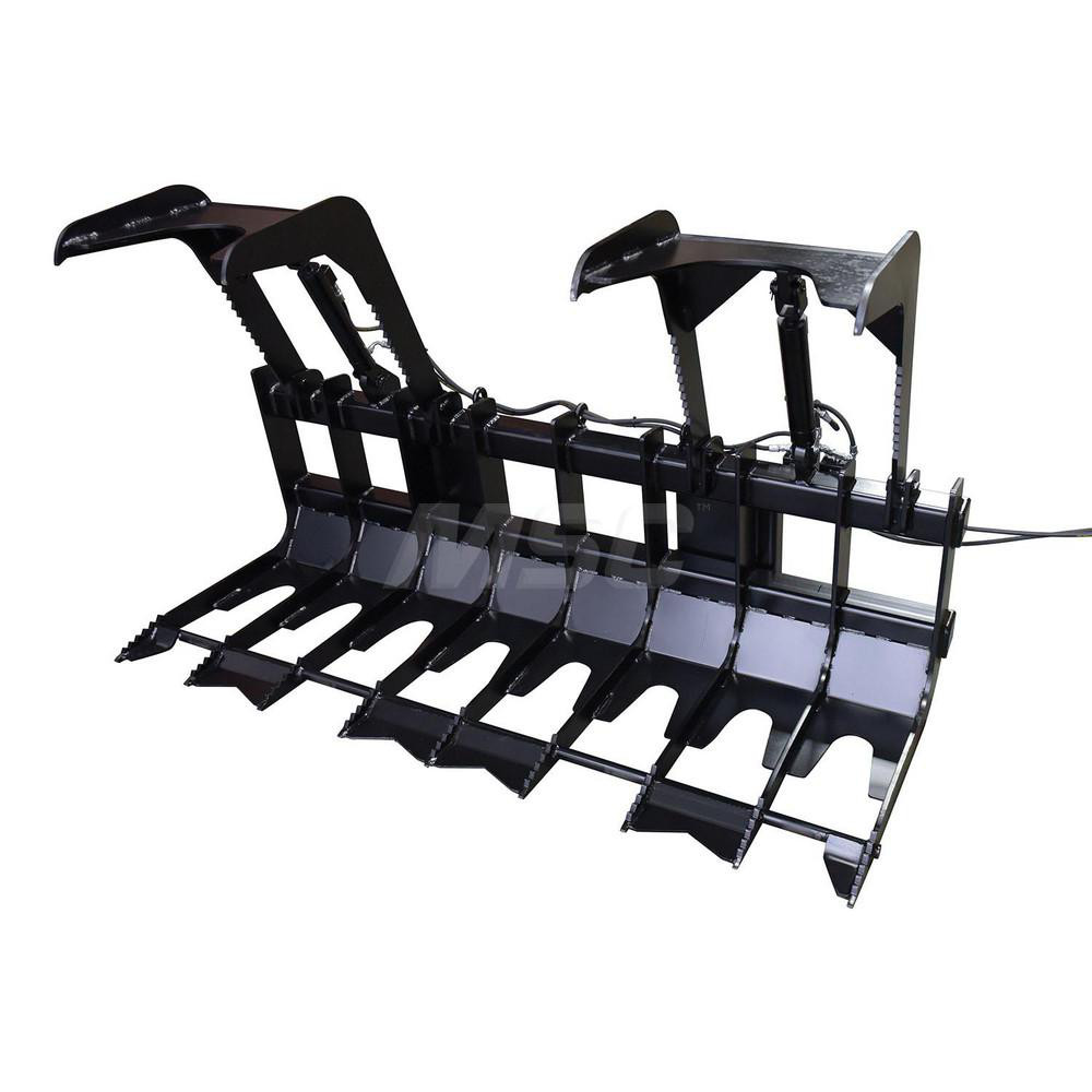 Vestil Low Profile Skid Steer Bucket Attachment - EA-SKSB-76-LP