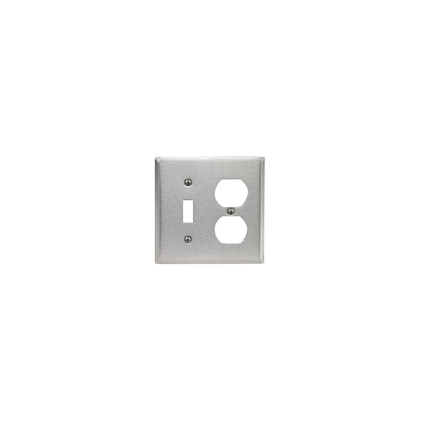 Leviton Wallplates 2G Midway Tog/Dplx Sts - SSJ18-40