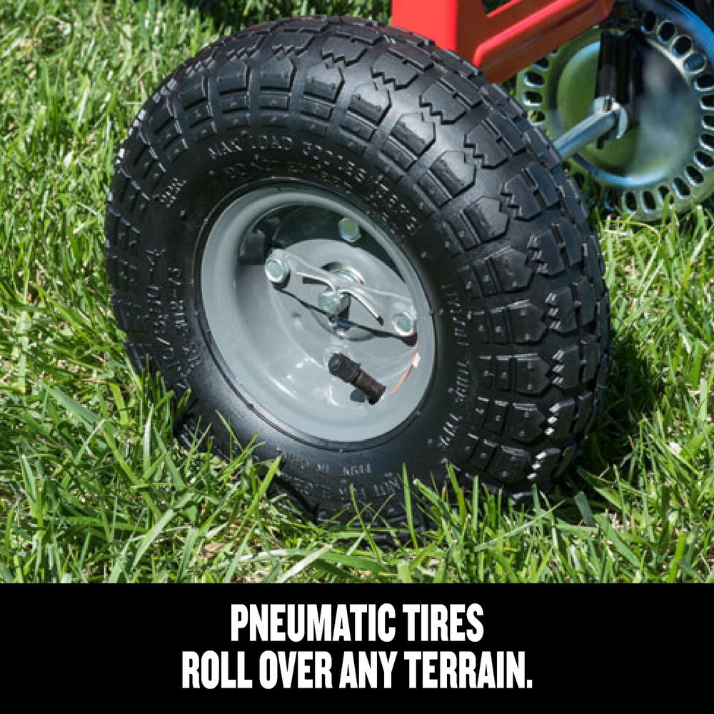 Craftsman Landscape Spreaders: Tow-Behind, None, Pneumatic - CMXGZBF7124571