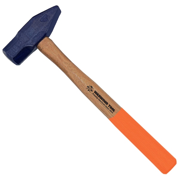 Warwood Tool 3 lb Cross Pein Sledge, 16 Hickory Safety Grip Handle - 13232