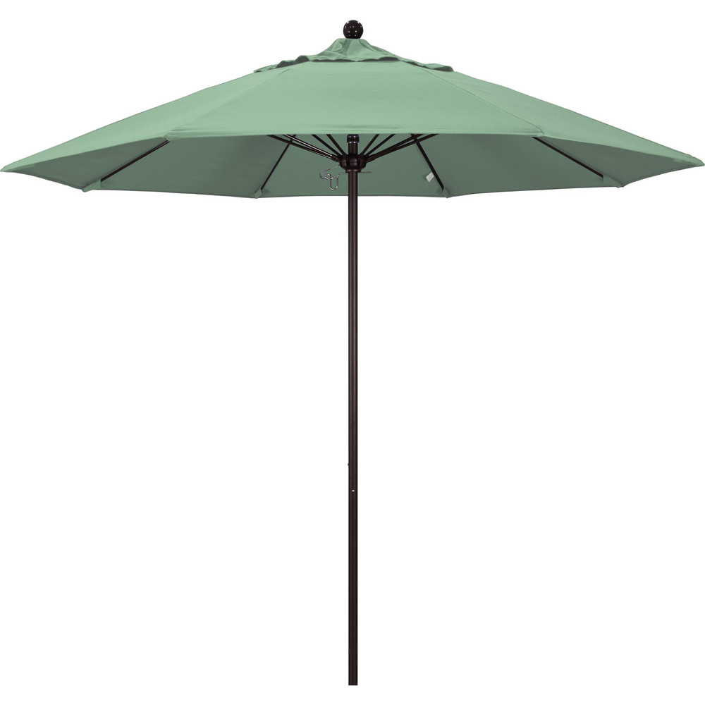 California Umbrella Patio Umbrella: 90" Dia, 8' High, Pacifica, Spa, Aluminum Frame - 194061620229