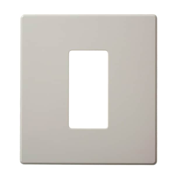 Leviton Dimmer Switch Renii Plate-0N1W-Fin-Gr - AWP0F-1G