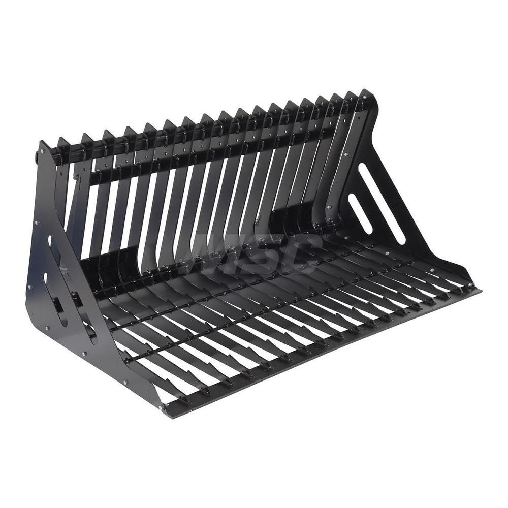 Vestil Steel Skid Steer Grab Bucket Attachment - EA-SKGB-78