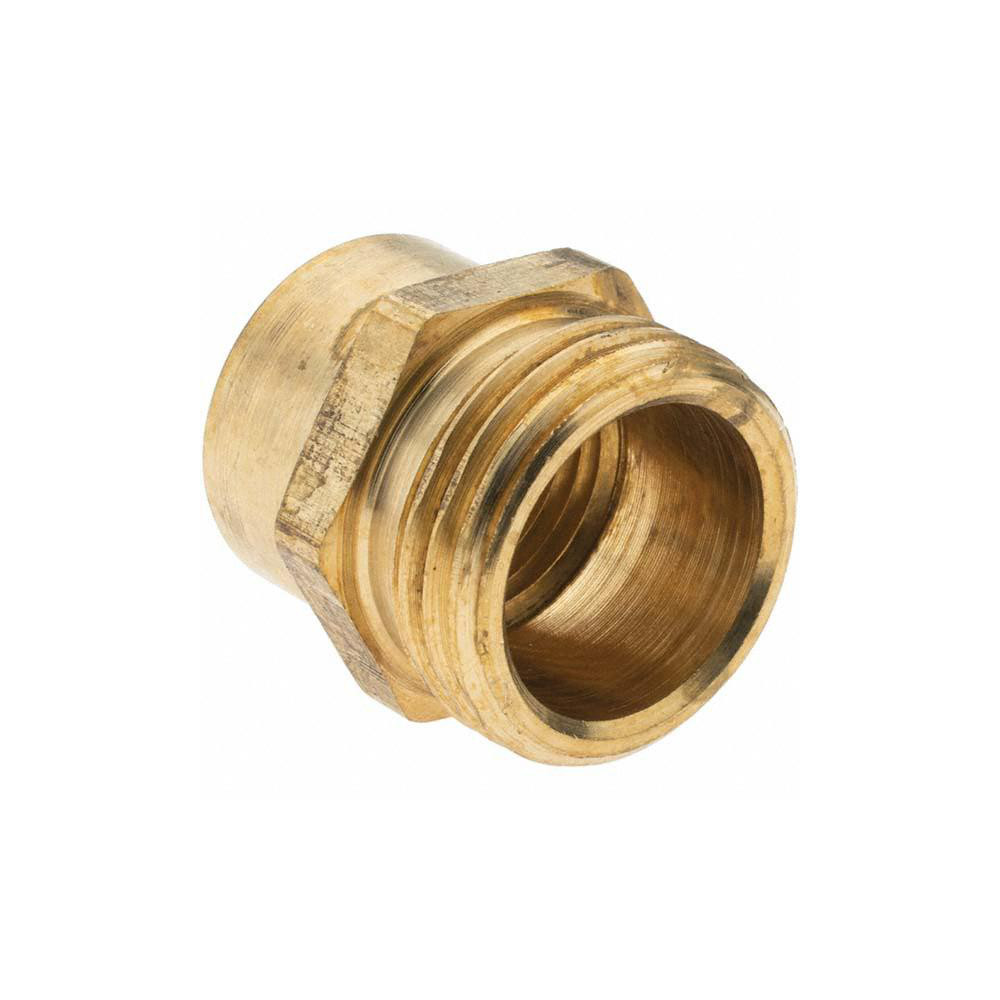 Value Collection Garden Hose Adapter: Male Hose to Female Pipe, 3/4 x 1/2", Brass - 12331