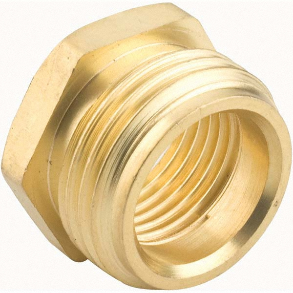 Value Collection Garden Hose Adapter: Male Hose to Female Pipe, 3/4 x 1/2", Brass - 12331