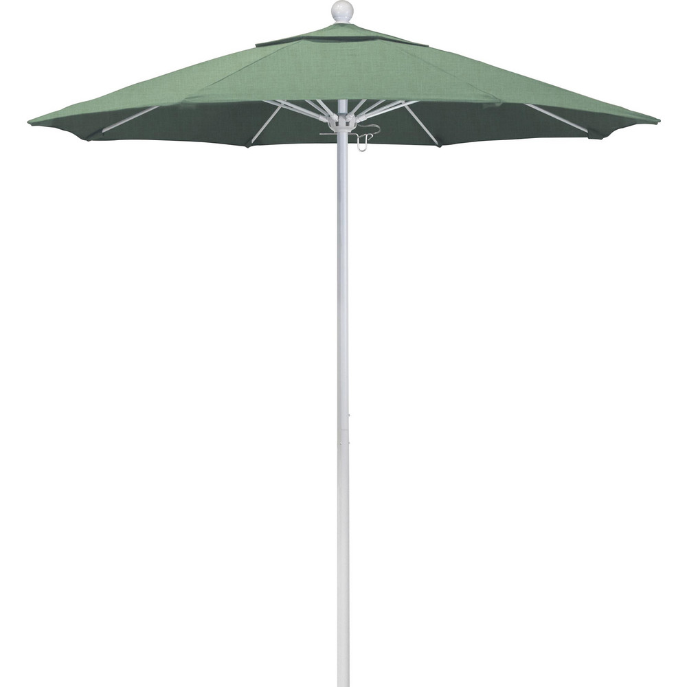 California Umbrella Patio Umbrella: 90" Dia, 8' High, Pacifica, Spa, Aluminum Frame - 194061626467