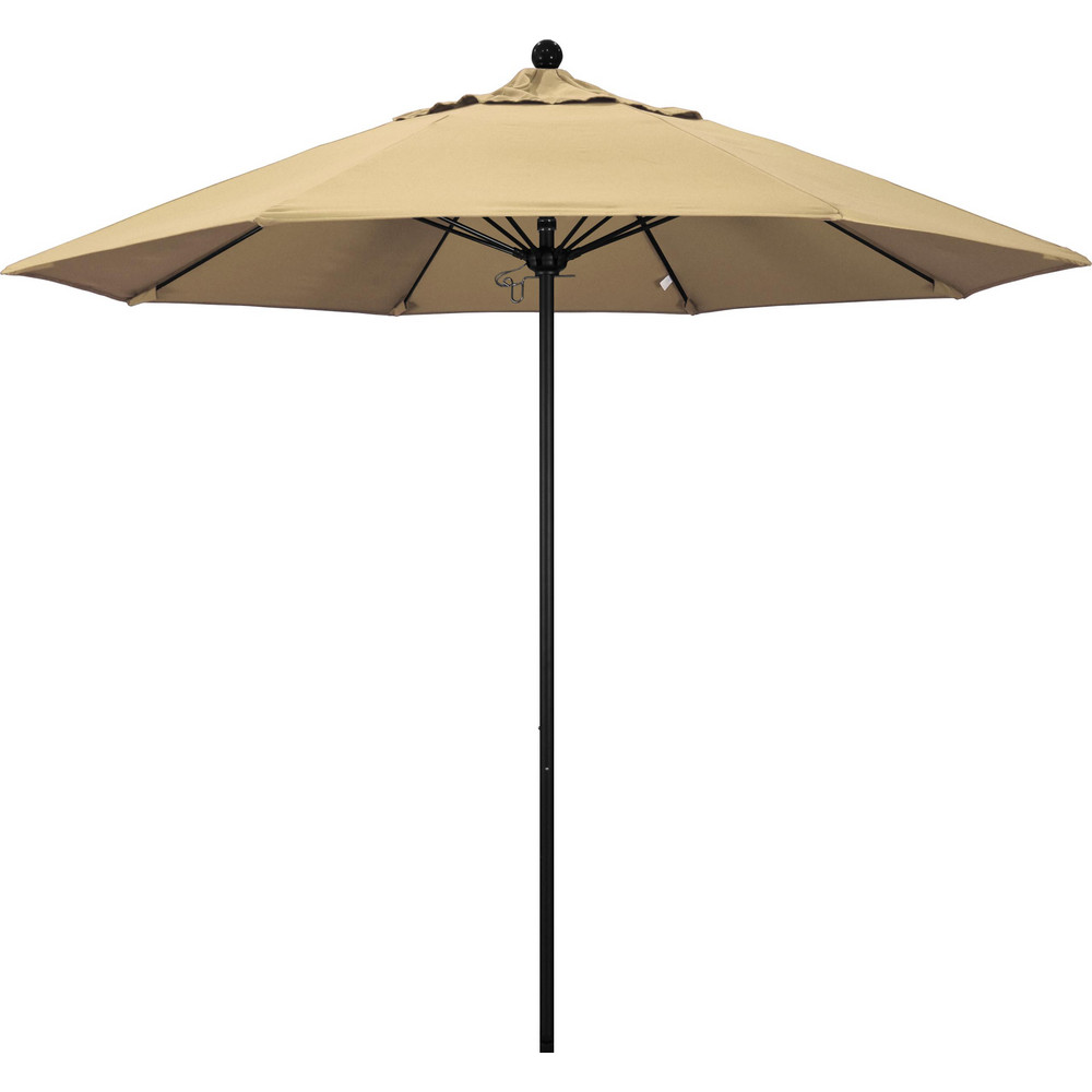 California Umbrella Patio Umbrella: 108" Dia, 8.583' High, Pacifica, Pacific Blue, Aluminum Frame - 194061627013