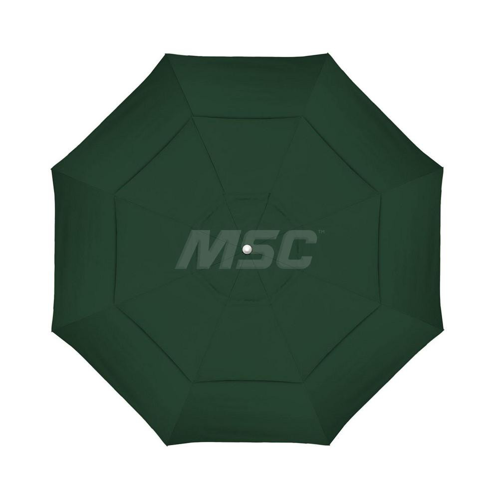 California Umbrella Patio Umbrella: 132" Dia, 11' High, Solution Dyed Acrylic, Forest Green, Aluminum & Fiberglass Frame - 194061358665