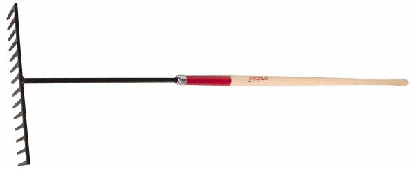 SEYMOUR-MIDWEST Landscape Rake with 66" Straight Aluminum Handle - 10024