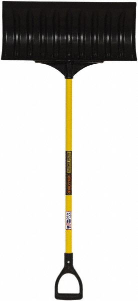 Buyers Products Snow Shovels & Ice Scrapers: Pusher Shovel, Yes, Ergonomic, Fiberglass - 9001036