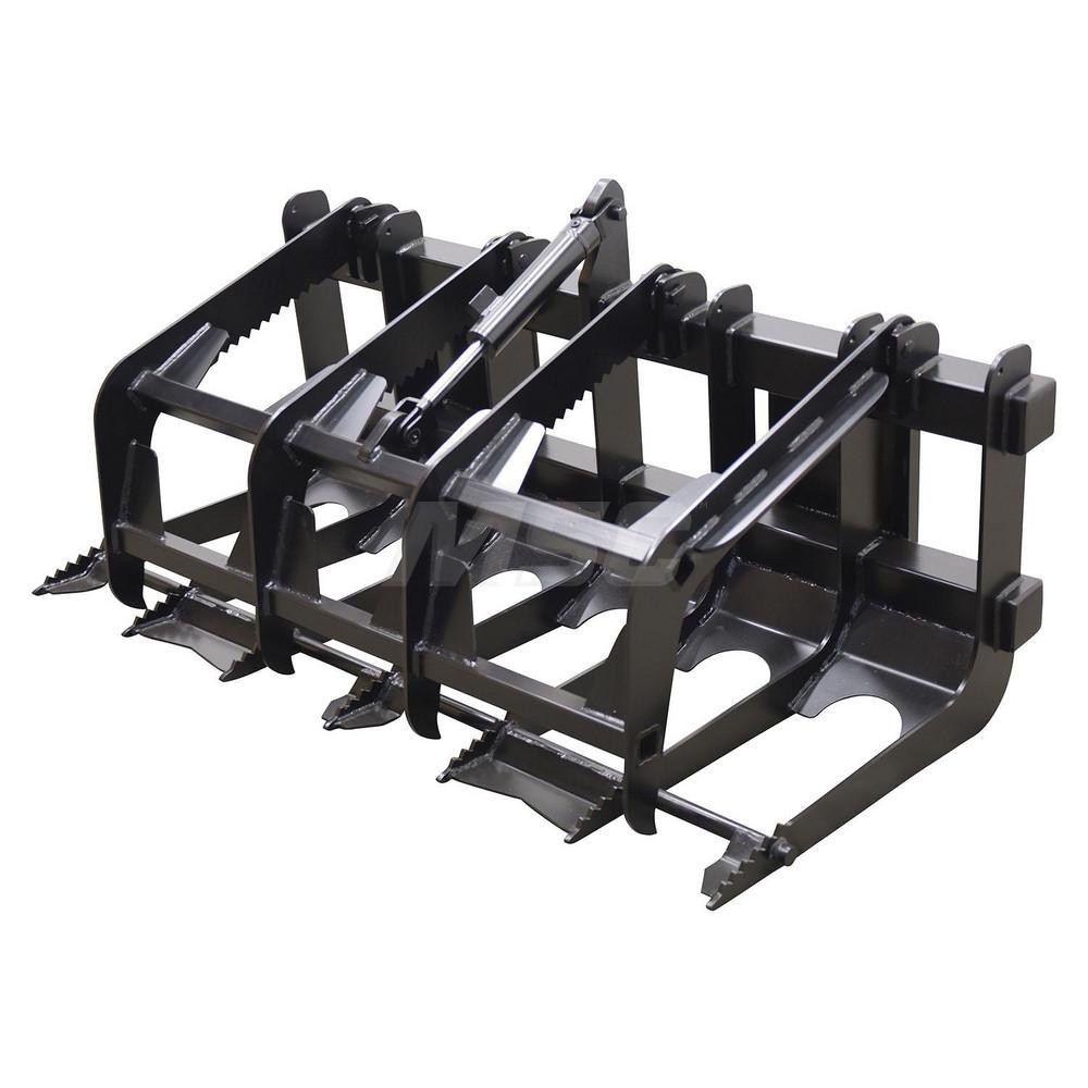 Vestil Steel Skid Steer Grab Bucket Attachment - EA-SKGB-66