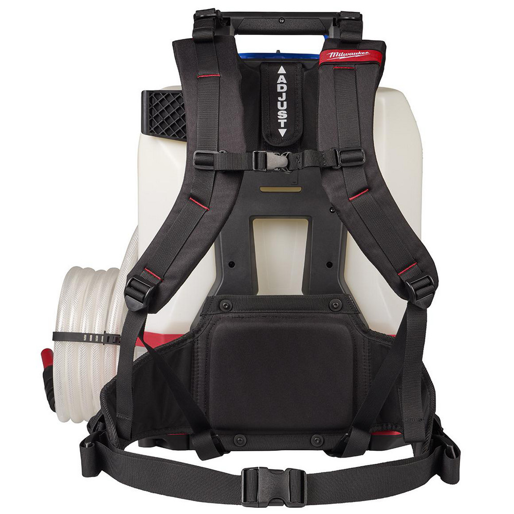 Milwaukee Tool Garden Sprayers: Sprayer Type: Backpack Sprayer; Tank Material: Plastic; Volume Capacity: 4 gal; Spray Pattern: Adjustable - 3019-21WS