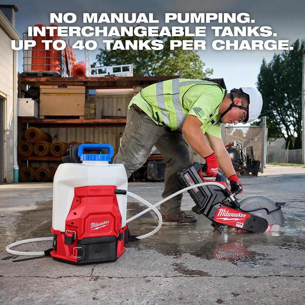 Milwaukee Tool Garden Sprayers: Sprayer Type: Backpack Sprayer; Tank Material: Plastic; Volume Capacity: 4 gal; Spray Pattern: Adjustable - 3019-21WS