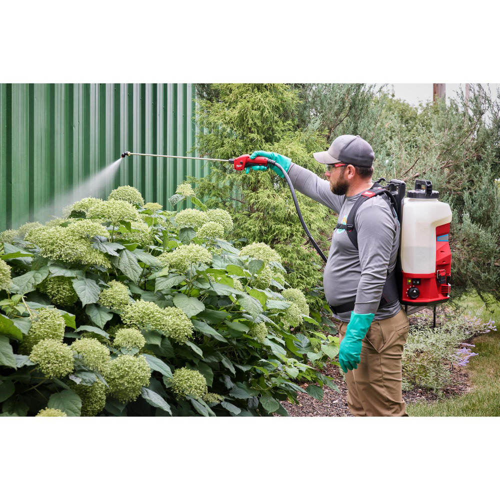 Milwaukee Tool Garden Sprayers: Sprayer Type: Backpack Sprayer; Tank Material: Plastic; Volume Capacity: 4 gal; Spray Pattern: Adjustable - 3019-21WS