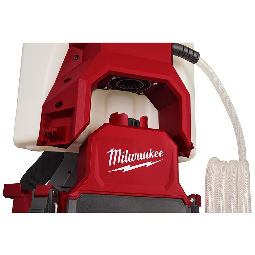 Milwaukee Tool Garden Sprayers: Sprayer Type: Backpack Sprayer; Tank Material: Plastic; Volume Capacity: 4 gal; Spray Pattern: Adjustable - 3019-21WS
