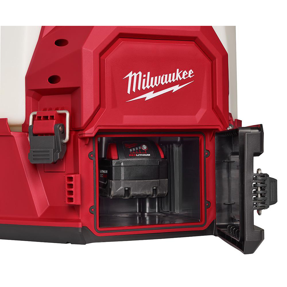 Milwaukee Tool Garden Sprayers: Sprayer Type: Backpack Sprayer; Tank Material: Plastic; Volume Capacity: 4 gal; Spray Pattern: Adjustable - 3019-21WS