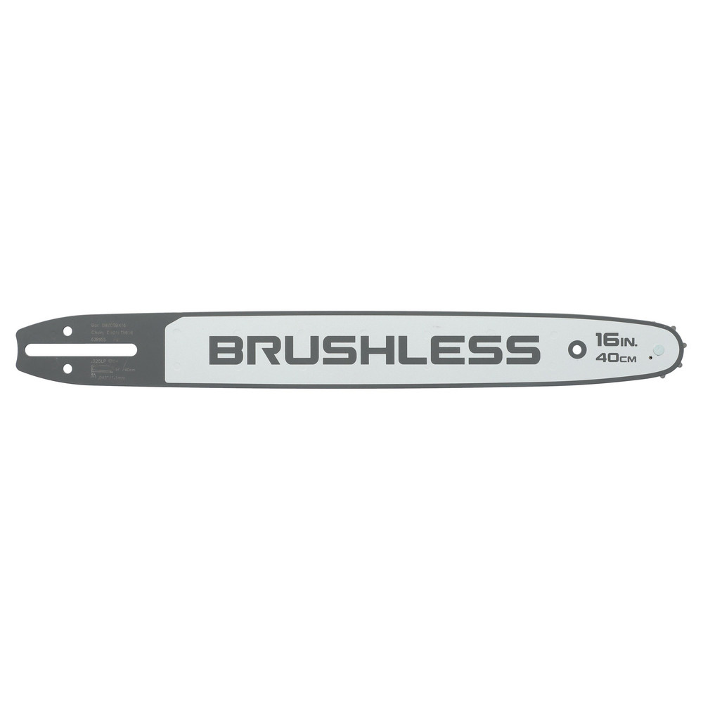 DeWALT Outdoor Power Equipment Accessories: Accessory Type: Replacement Chainsaw Bar; For Use With: DCCS674X2 and DWO1DTX616 - DWZCSBX16