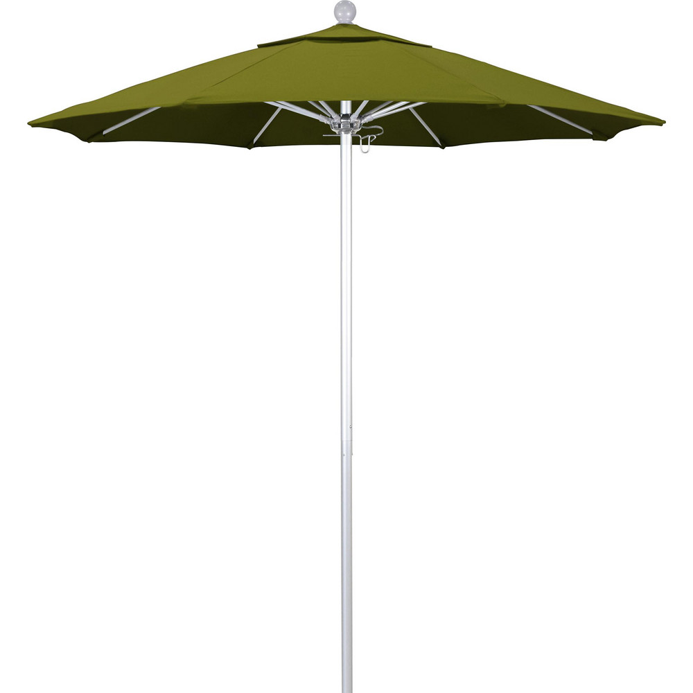 California Umbrella Patio Umbrella: 90" Dia, 8' High, Pacifica, Ginkgo, Aluminum Frame - 194061620410
