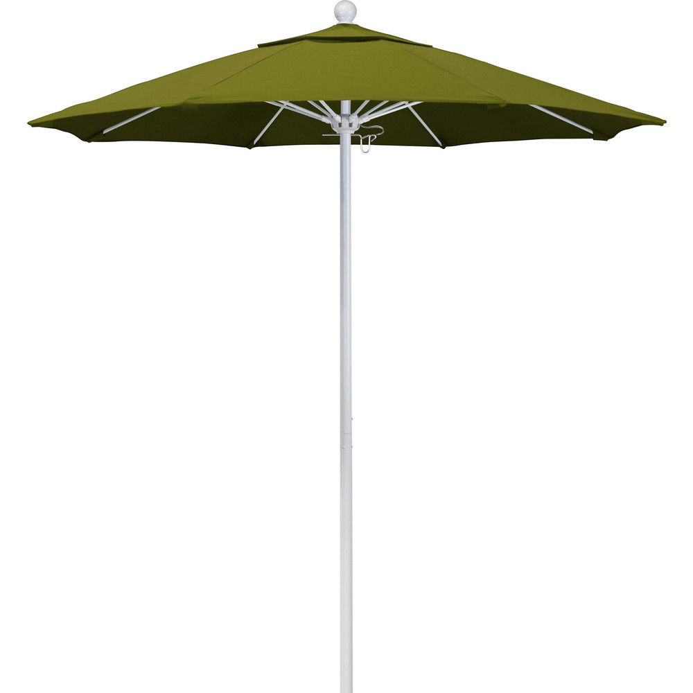 California Umbrella Patio Umbrella: 90" Dia, 8' High, Pacifica, Ginkgo, Aluminum Frame - 194061620410