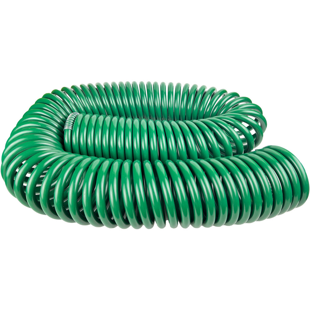 AvaGard Garden Hose: Recoil, 3/4, Polyethylene, Ethylene Vinyl Acetate, 75 - AVGRWH75FT-GN