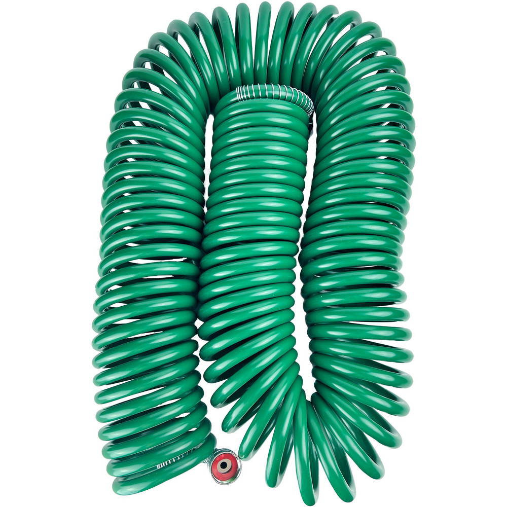 AvaGard Garden Hose: Recoil, 3/4, Polyethylene, Ethylene Vinyl Acetate, 75 - AVGRWH75FT-GN