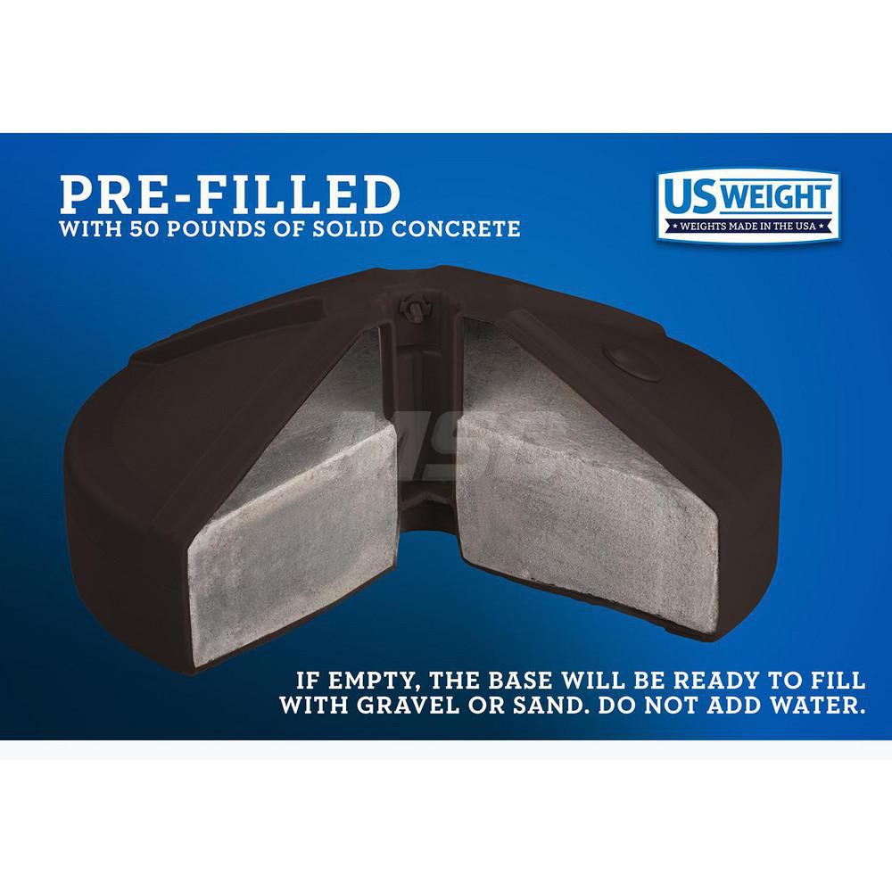 US Weight 50lb USA Made Bronze Umbrella Base - FUB1BZ