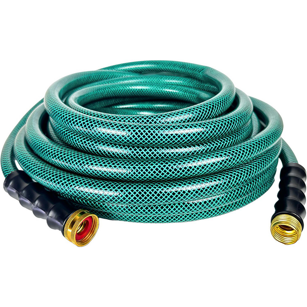 AvaGard Garden Hose: Recoil, 3/4, Polyethylene, Ethylene Vinyl Acetate, 75 - AVGRWH75FT-BL